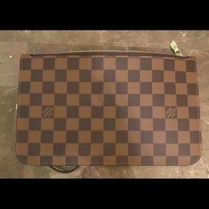 Authentic, never used Louis Vuitton Monogram Brown Canvas wristlet